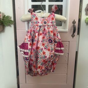 Ricrac & Ruffles Floral Bubble